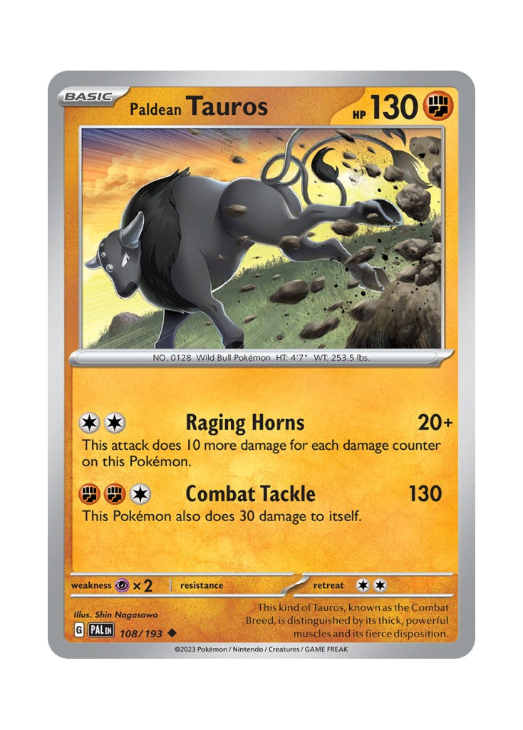 Paldean Tauros – Paldea Evolved (108)