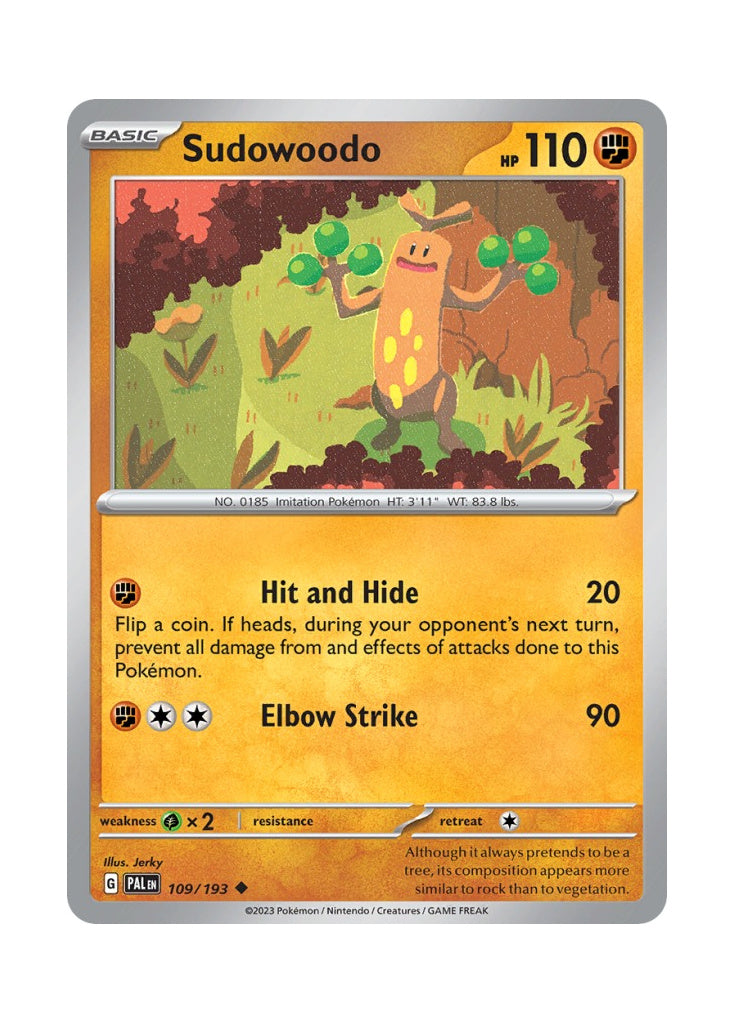 Sudowoodo – Paldea Evolved (109)
