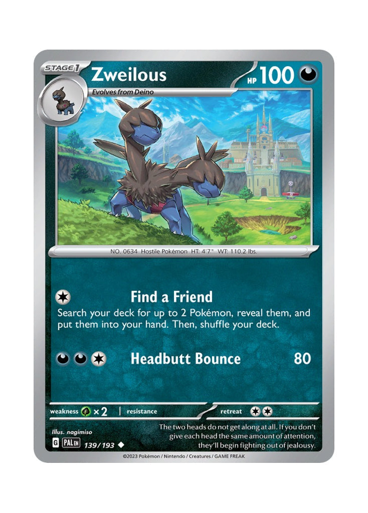 Zweilous – Paldea Evolved (139)