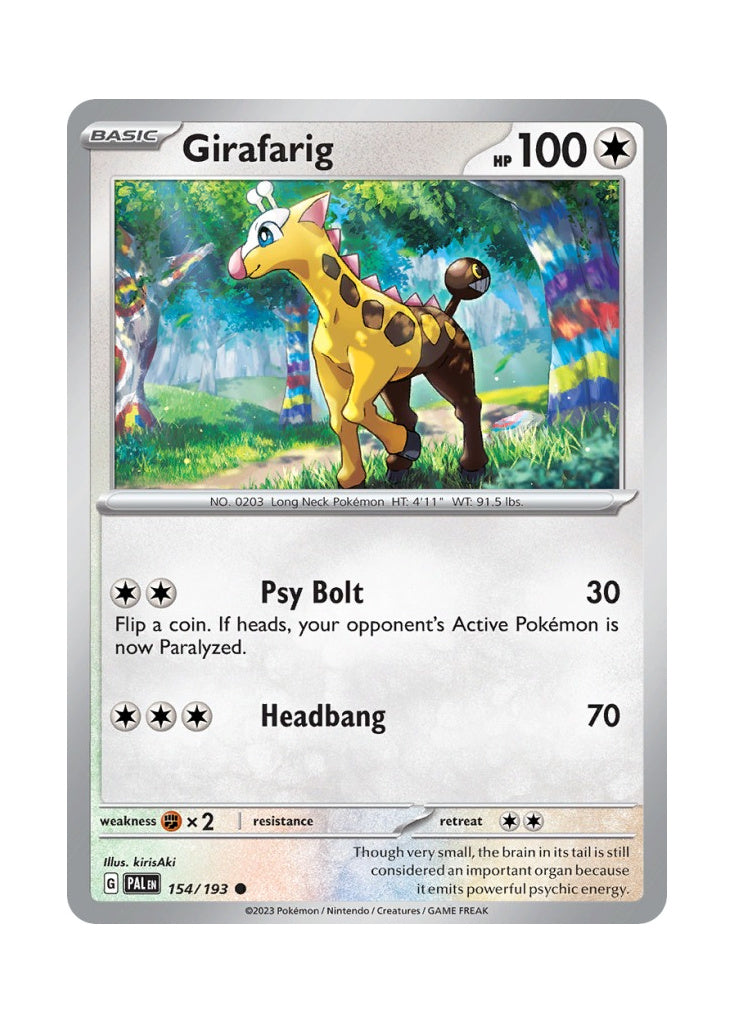 Girafarig – Paldea Evolved (154)
