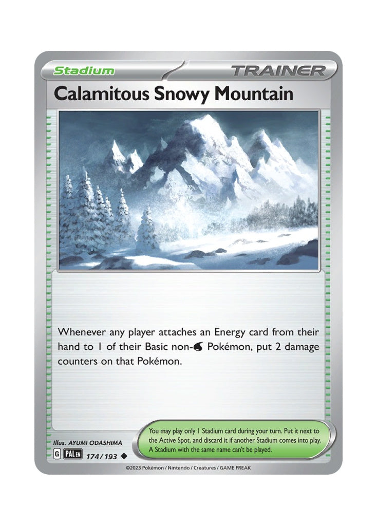 Calamitous Snowy Mountain – Paldea Evolved (174)