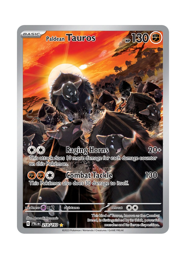 Paldean Tauros – Paldea Evolved (218)