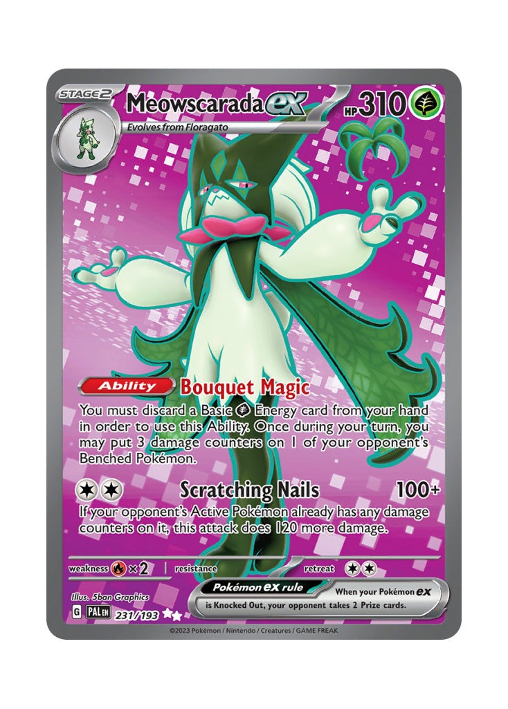 Meowscarada ex – Paldea Evolved (231)