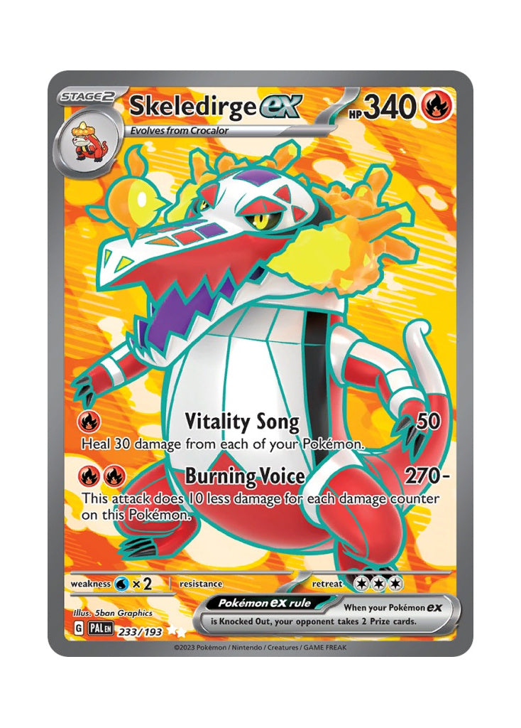 Skeledirge ex – Paldea Evolved (233)