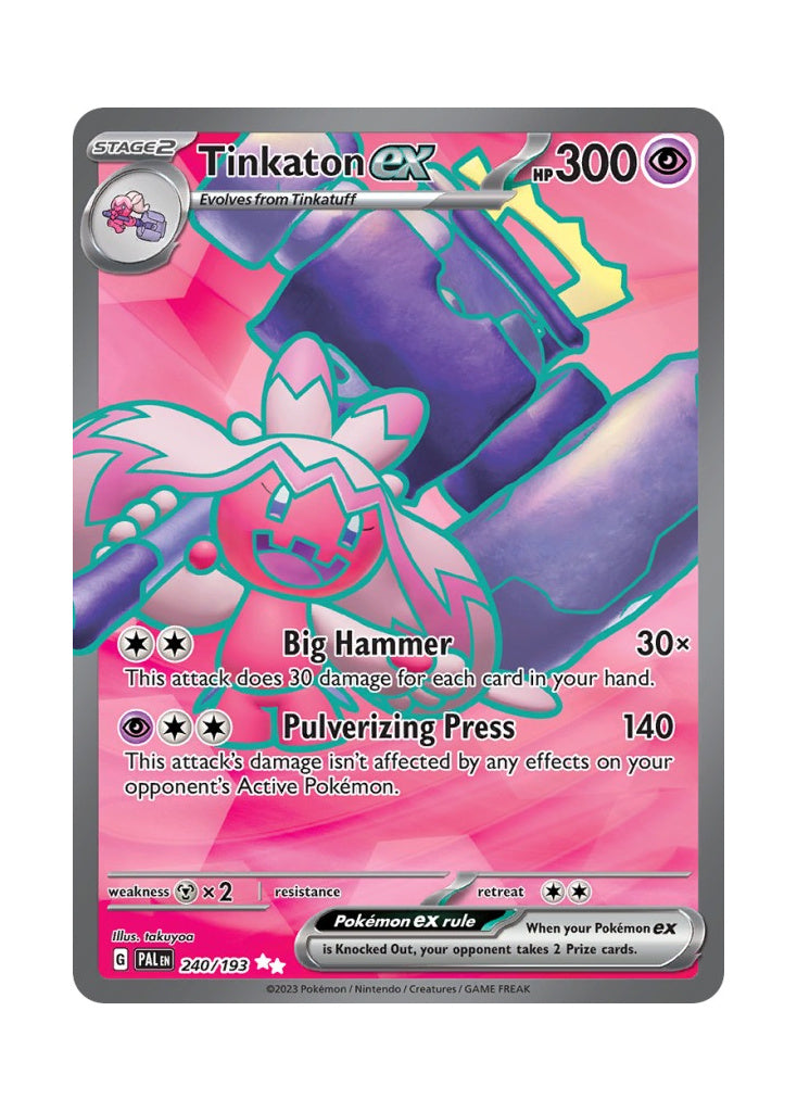 Tinkaton ex – Paldea Evolved (240)