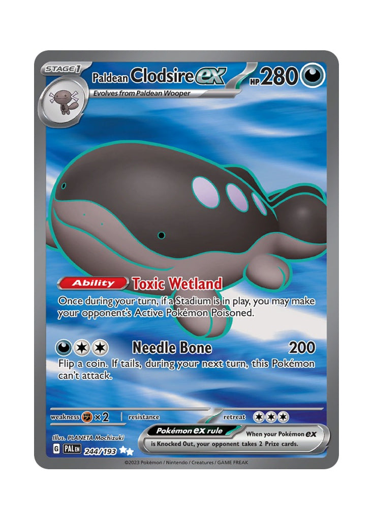 Paldean Clodsire ex – Paldea Evolved (244)