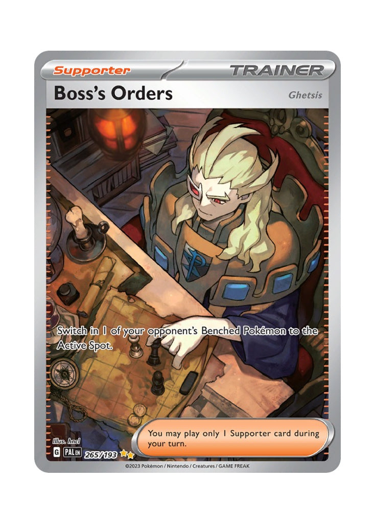 Boss’s Orders (Ghetsis) – Paldea Evolved (265)