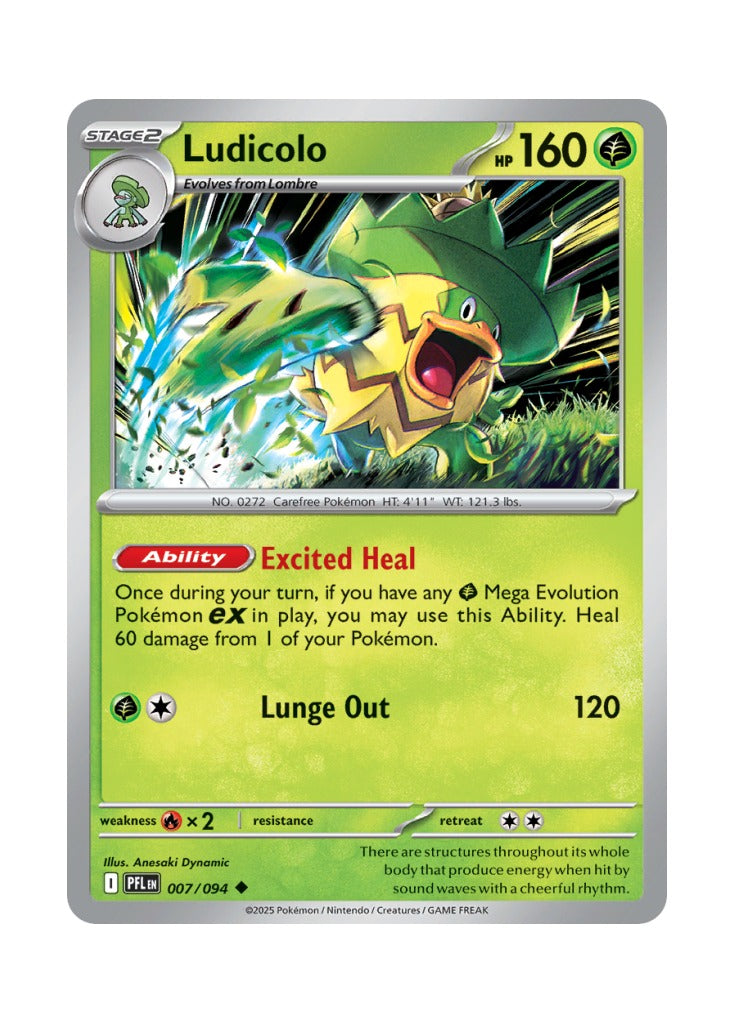 Ludicolo – Phantasmal Flames (007)