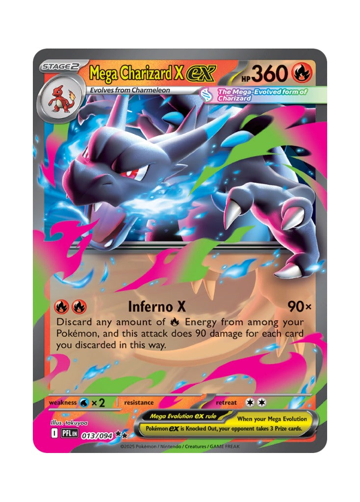 Mega Charizard X ex – Phantasmal Flames (013)