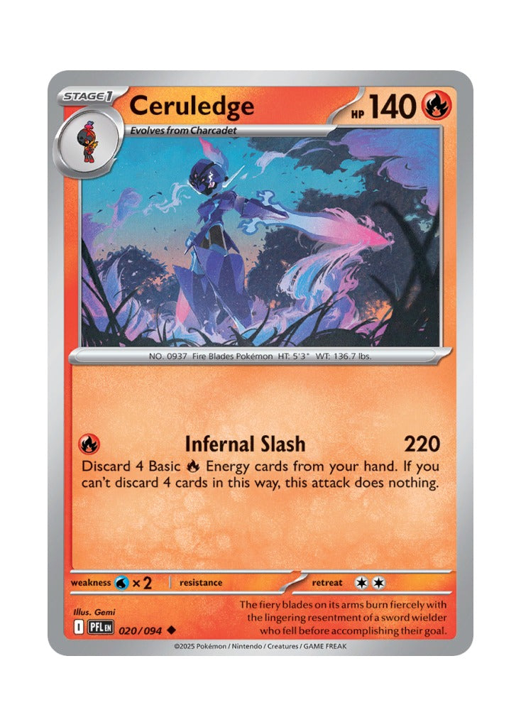 Ceruledge – Phantasmal Flames (020)