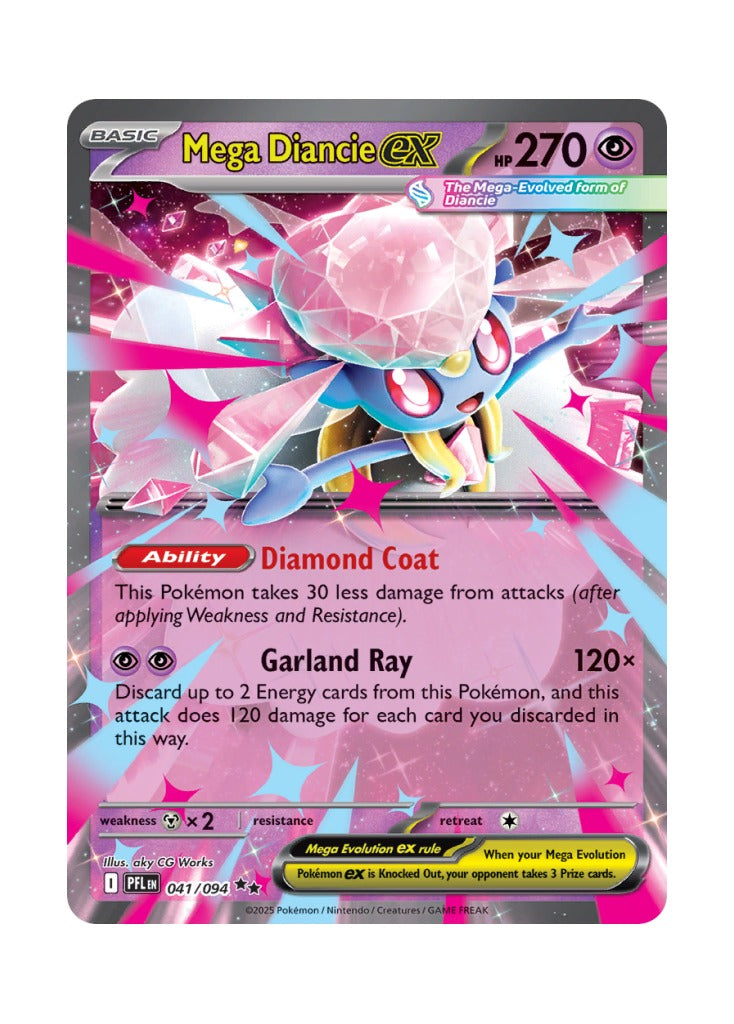 Mega Diancie ex – Phantasmal Flames (041)