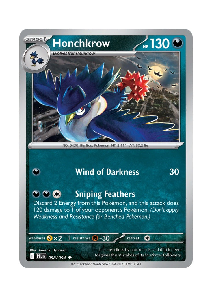 Honchkrow – Phantasmal Flames (058)