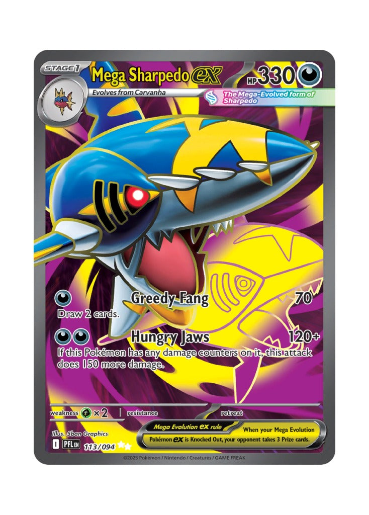 Mega Sharpedo ex – Phantasmal Flames (113)