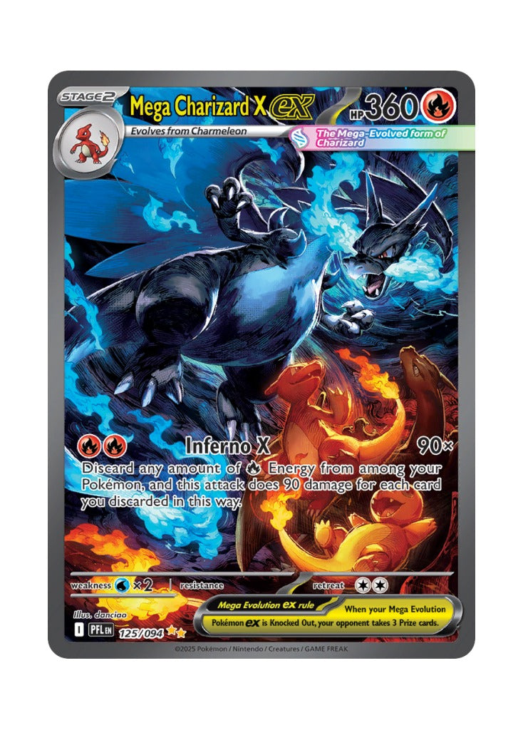 Mega Charizard X ex – Phantasmal Flames (125)