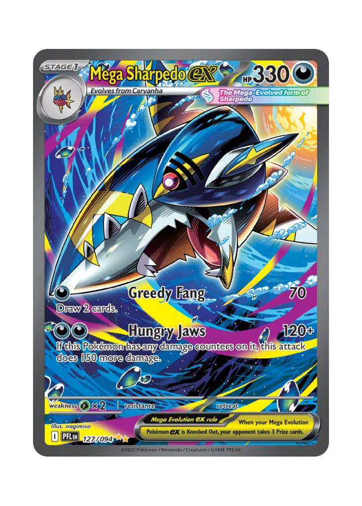 Mega Sharpedo ex – Phantasmal Flames (127)