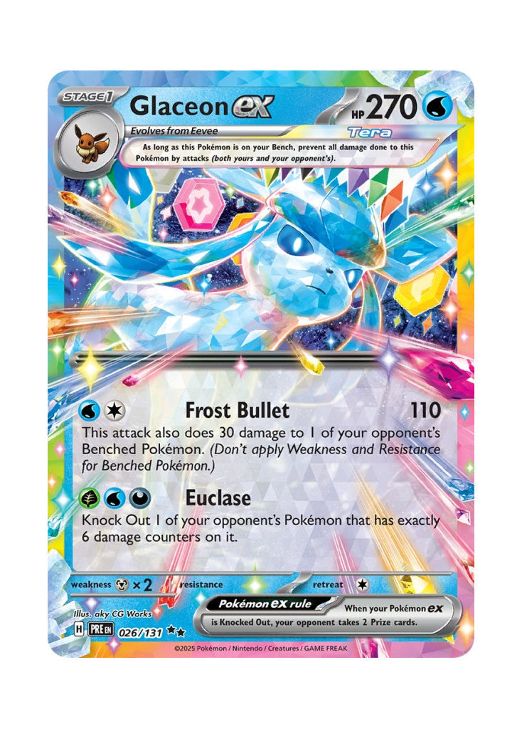 Glaceon ex – Prismatic Evolutions (026)