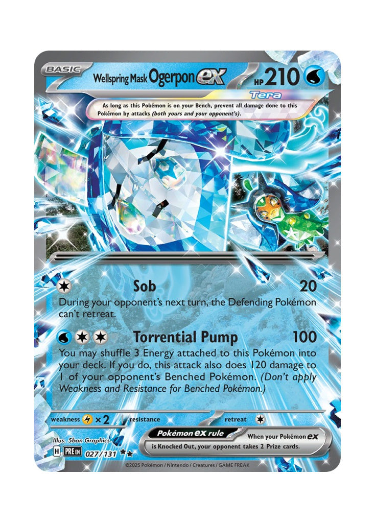 Wellspring Mask Ogerpon ex – Prismatic Evolutions (027)