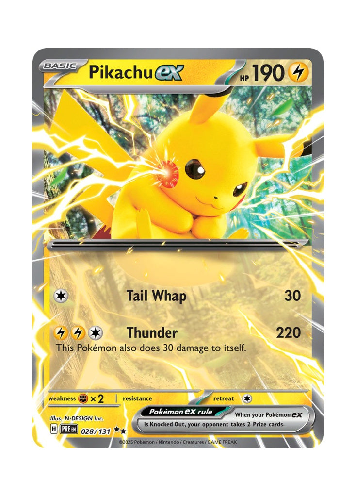 Pikachu ex – Prismatic Evolutions (028)