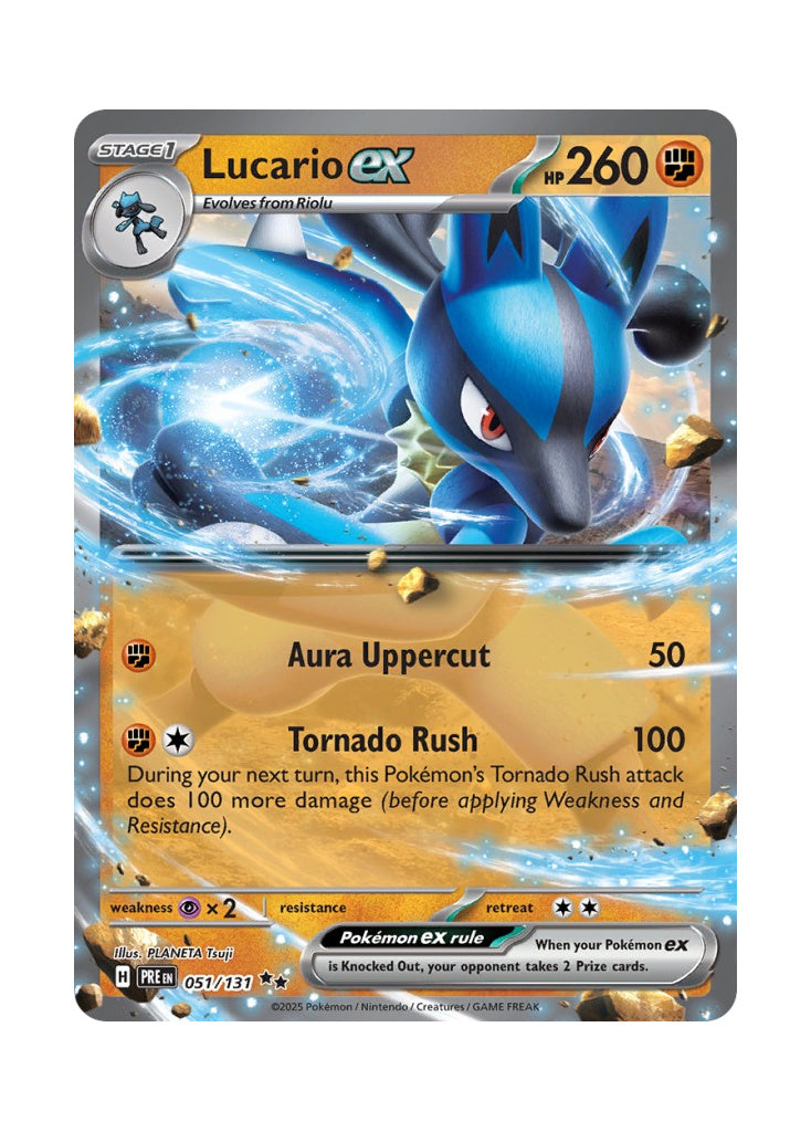 Lucario ex – Prismatic Evolutions (051)