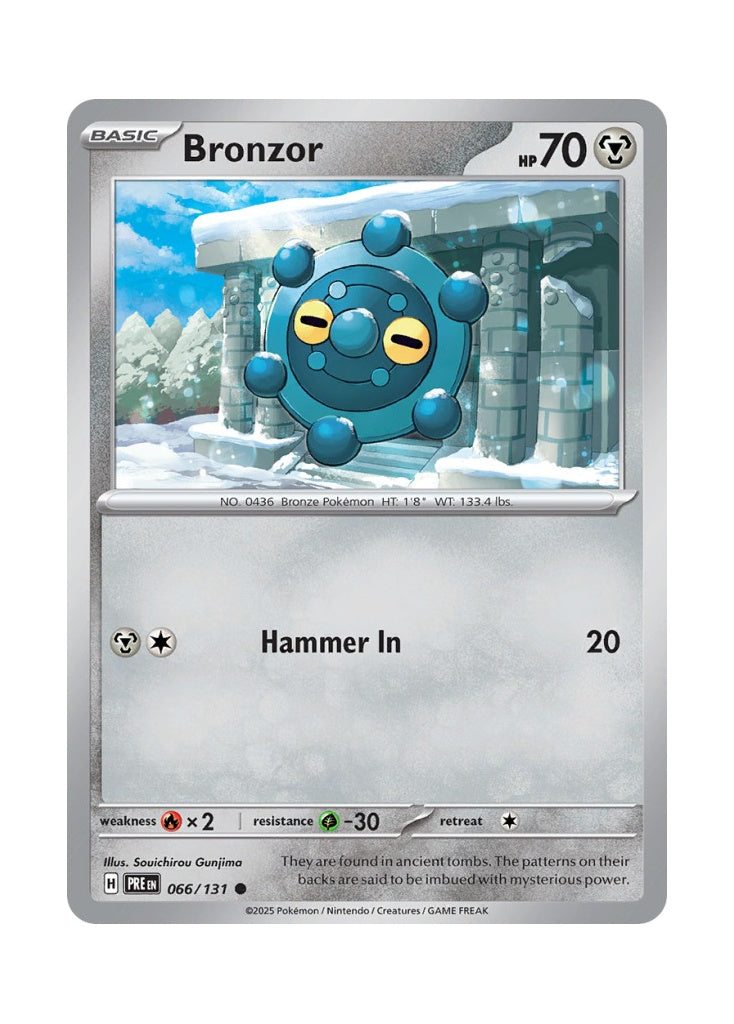 Bronzor – Prismatic Evolutions (066)