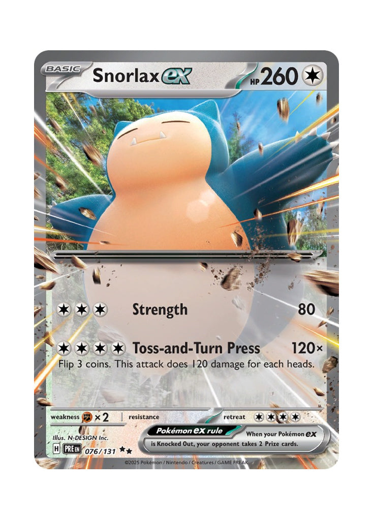 Snorlax ex – Prismatic Evolutions (076)