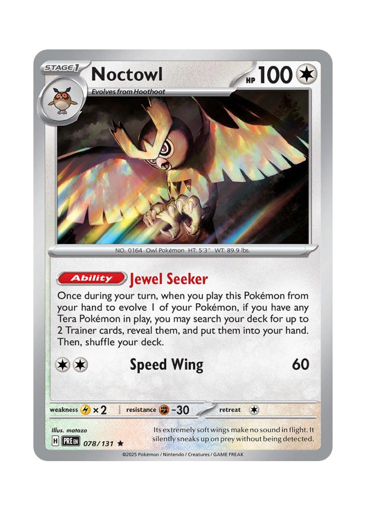 Noctowl – Prismatic Evolutions (078)
