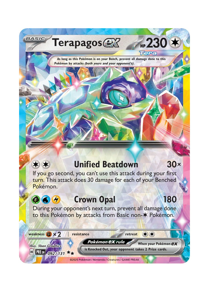 Terapagos ex – Prismatic Evolutions (092)