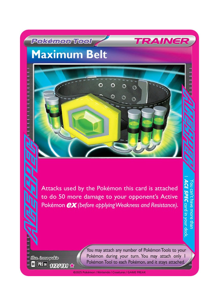 Maximum Belt – Prismatic Evolutions (117)