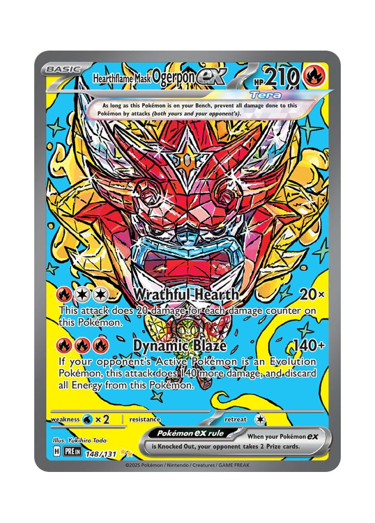 Hearthflame Mask Ogerpon ex – Prismatic Evolutions (148)