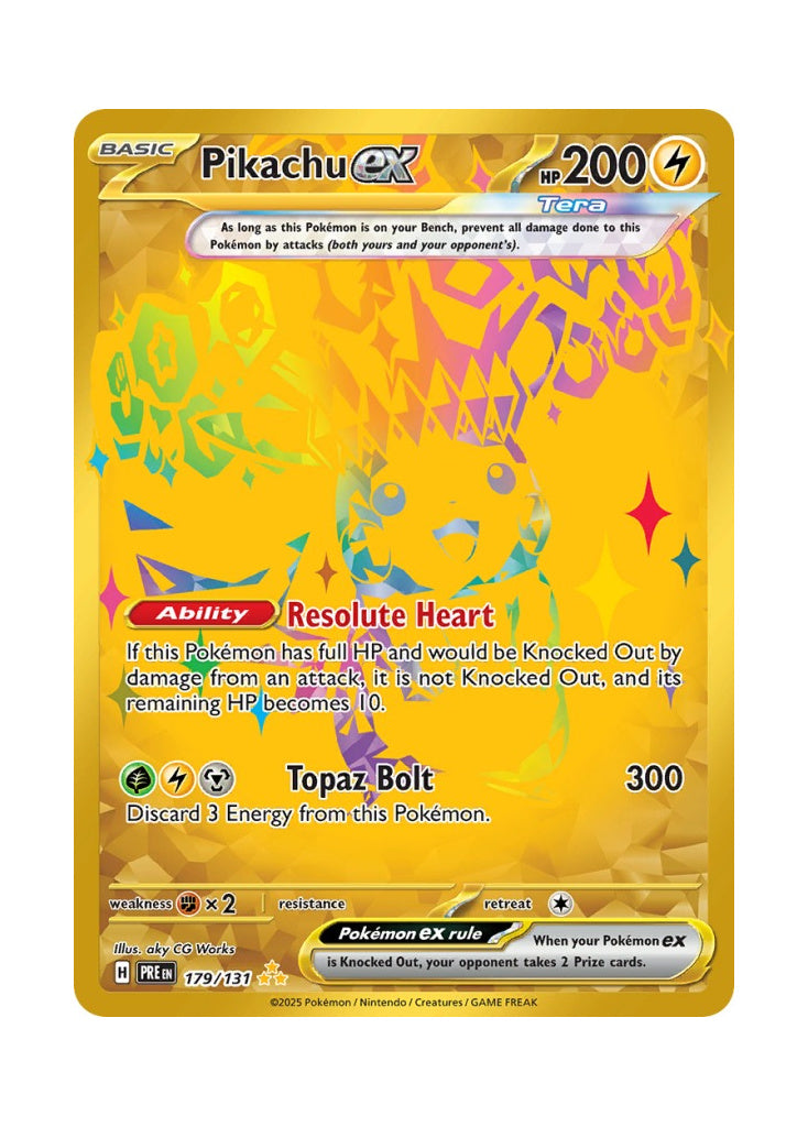 Pikachu ex – Prismatic Evolutions (179)
