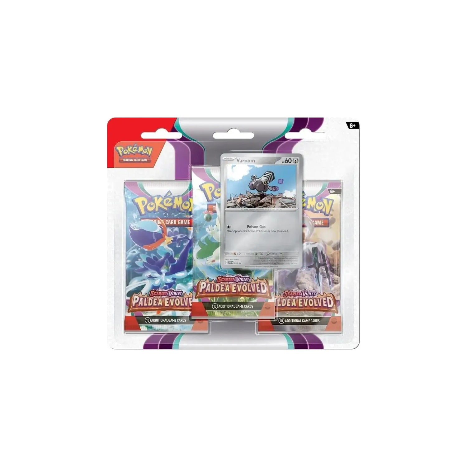 Paldea Evolved 3 Pack Blister (Sealed)
