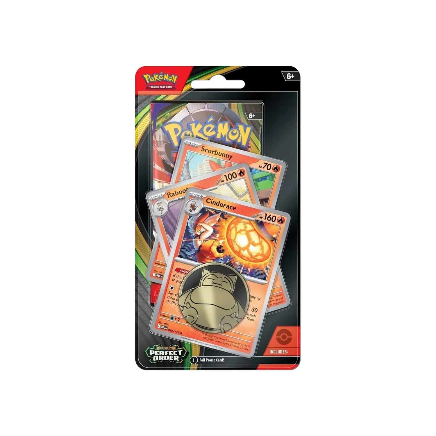 Perfect Order Premium Checklane Blister — Cinderace (Sealed) — English — Cardelle