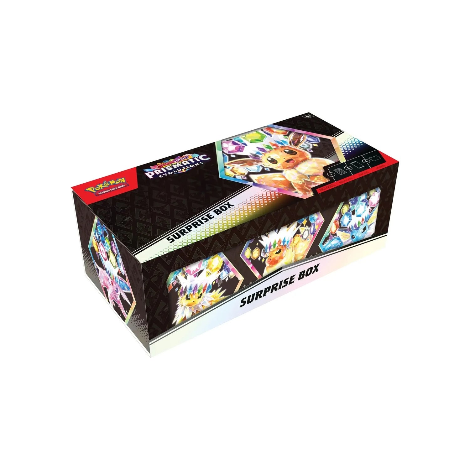 Prismatic Evolutions Surprise Box (Sealed) — English — Cardelle