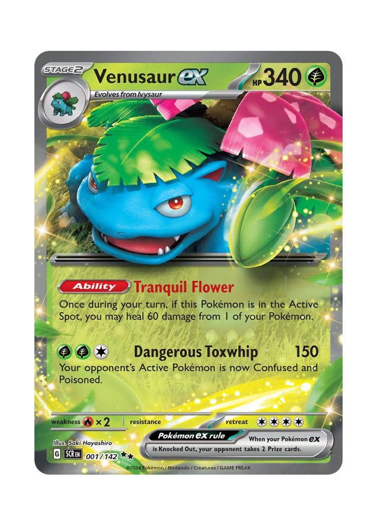 Venusaur ex – Stellar Crown (001)