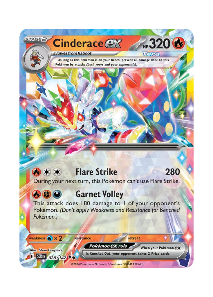 Cinderace ex – Stellar Crown (028)