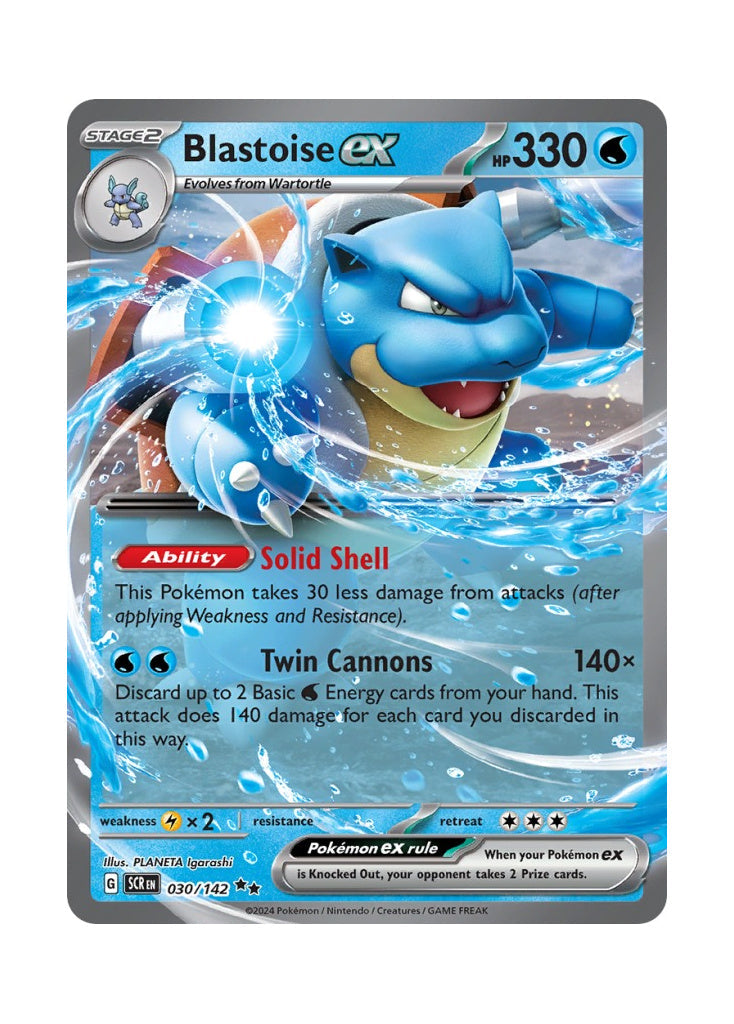 Blastoise ex – Stellar Crown (030)