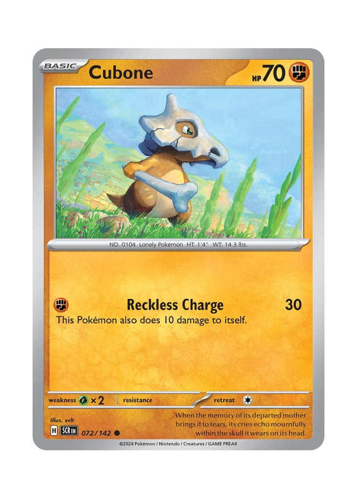 Cubone – Stellar Crown (072)