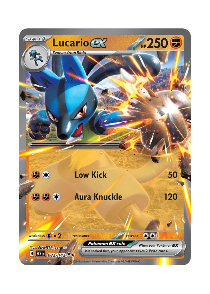 Lucario ex – Stellar Crown (082)
