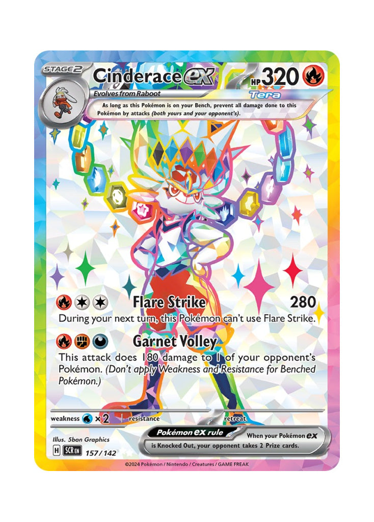 Cinderace ex – Stellar Crown (157)