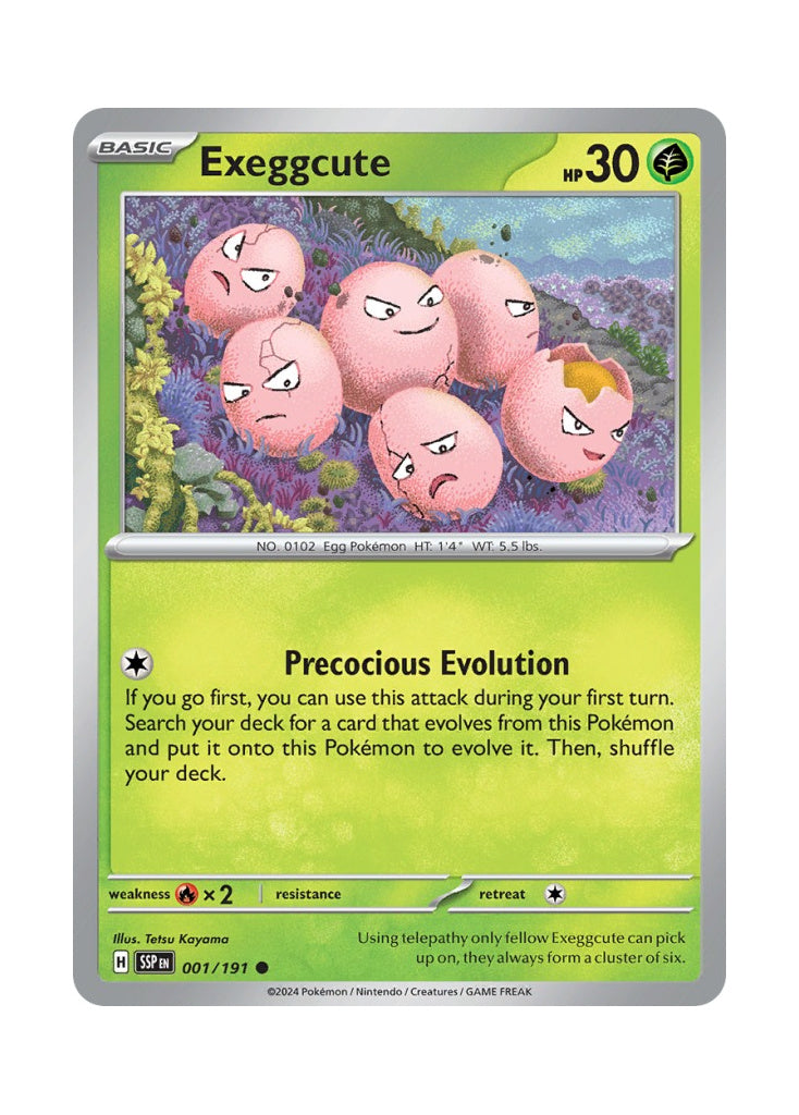 Exeggcute – Surging Sparks (001)