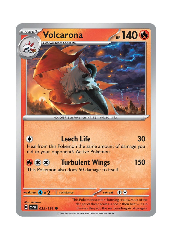 Volcarona – Surging Sparks (025)