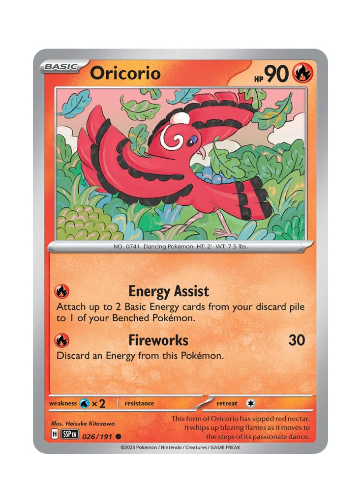 Oricorio – Surging Sparks (026)
