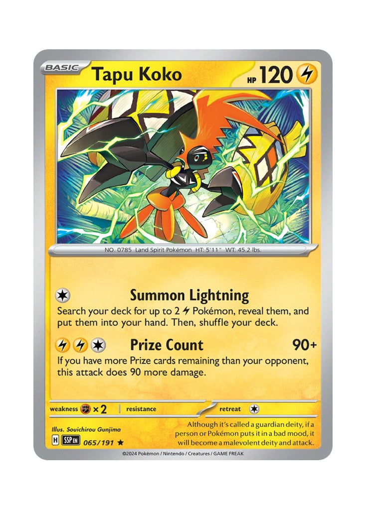 Tapu Koko – Surging Sparks (065)