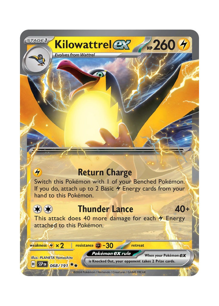 Kilowattrel ex – Surging Sparks (068)