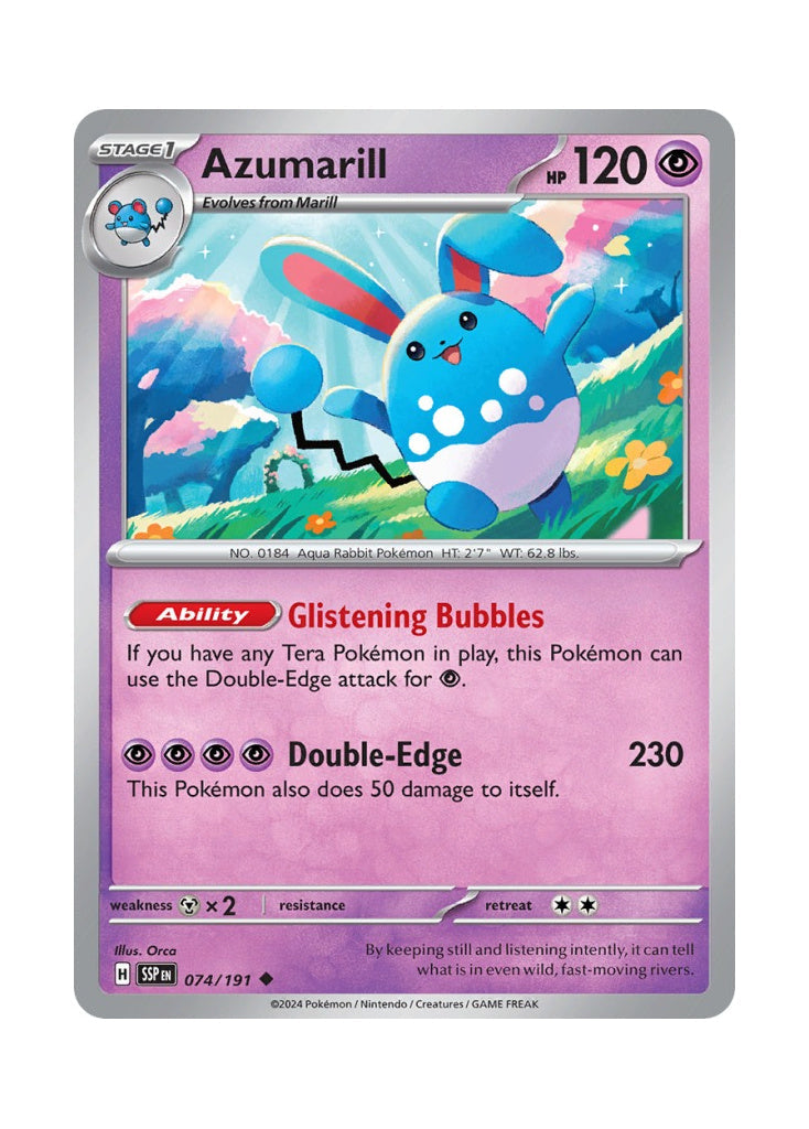 Azumarill – Surging Sparks (074)
