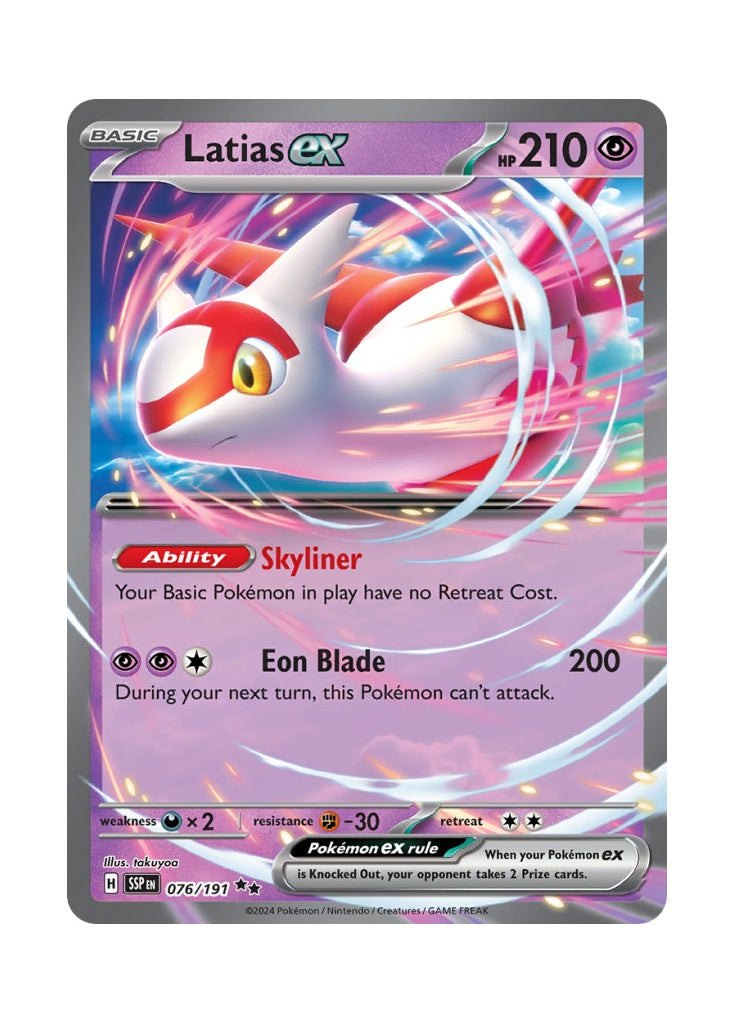 Latias ex – Surging Sparks (076)