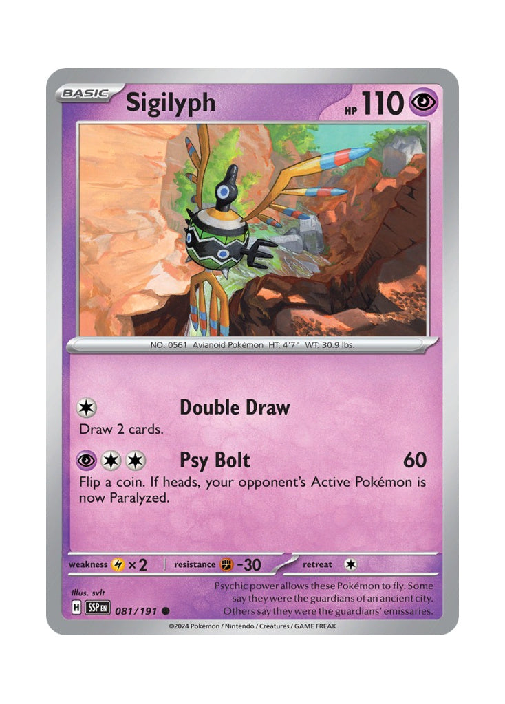 Sigilyph – Surging Sparks (081)