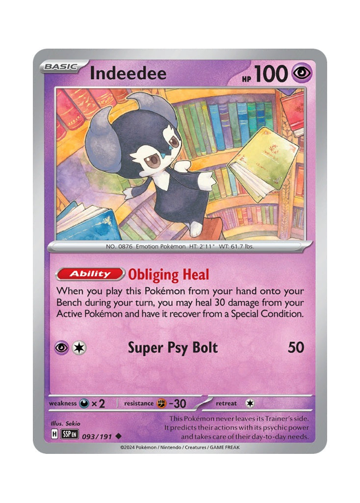 Indeedee – Surging Sparks (093)