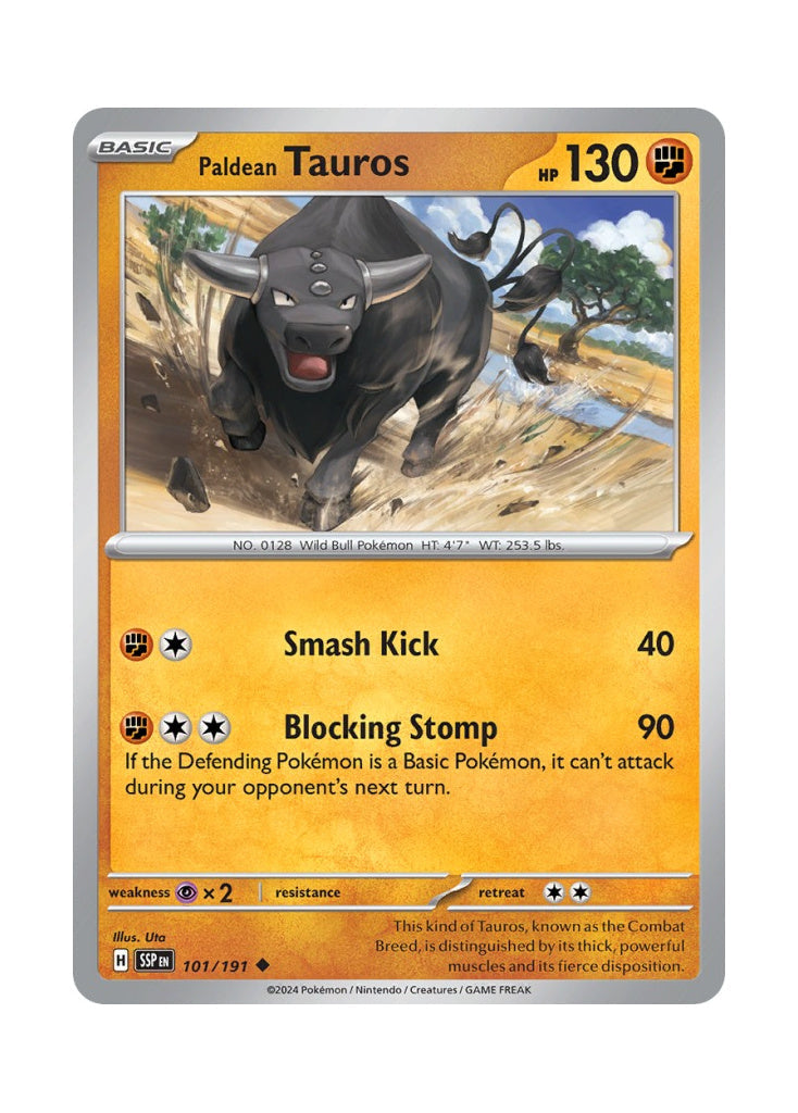 Paldean Tauros – Surging Sparks (101)