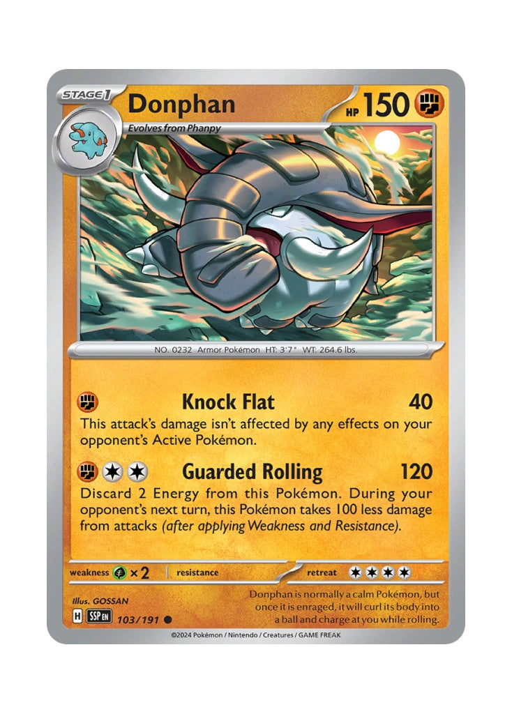 Donphan – Surging Sparks (103)
